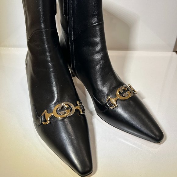 Gucci Zumi kitten heel ankle boots. 100% Authentic / NEW!